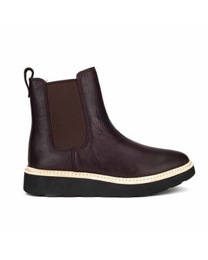Clarks traza botas de marrón oscuro para mujer traza cora