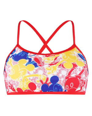 Speedo All Over Imprima Disney Mickey Mouse Junior Two Pieces Swimsuit 8 08111C820