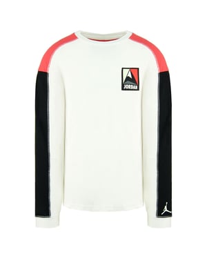 Nike Jordan Logo Lng Manga Crew White Men Winter Utility Termal Top CT3382 100