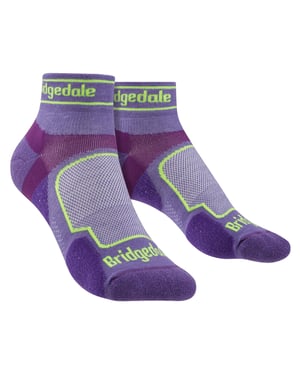 Bridgedale - Womens Running Ultralight Sport Low Socks - Morado
