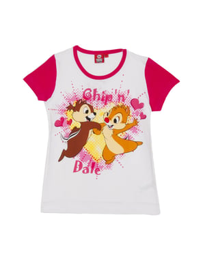 Camiseta manga corta Daisy cuello redondo WD26120 niña