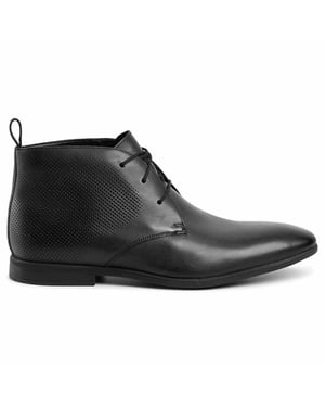 Clarks Bampton Up Mens Black Boots
