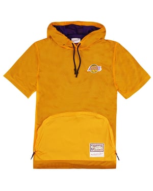 Mitchell & Ness Los Angeles Lakers Camiseta para hombre con capucha