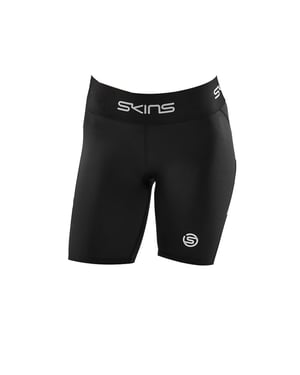 Skins Series-1 Stretch Winist Black Womens Media medias pantalones cortos SO40100029001