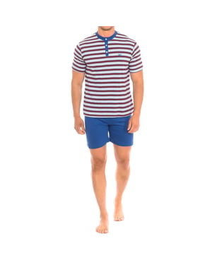 Pijama de hombre KL30000 Ropa de dormir cómoda de algodón. Pijama de verano dos piezas. Conjunto de pijama para Hombre