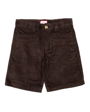 Bermudas de pana con cinturilla ajustable mediante goma 17I14902 niño