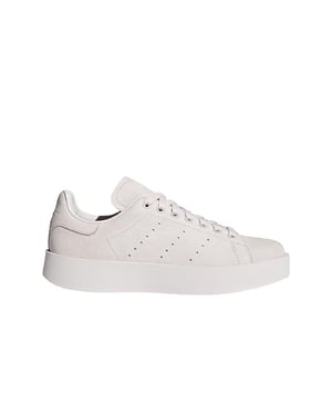 Adidas Stan Smith entrenadores grises de mujer en negrita