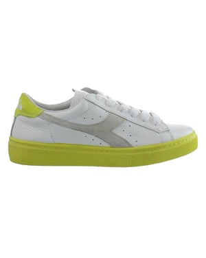 Diadora Montecarlo H Color Block Womens White/Tellow Entrenadores