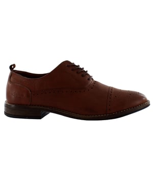 Zapatos de oxford marrones para hombre ben sherman