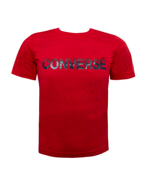 Camiseta Roja de Converse Gloss Kids Red