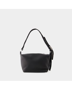 Bolso Hobo Bow - Kara - Piel - Negro