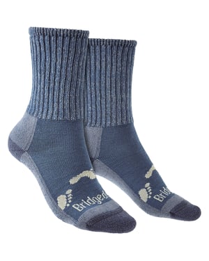 Bridgedale - Calcetines de lana merino para niños - Azul tormenta
