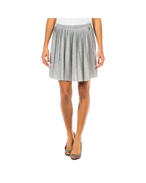 Falda Plisada con cremallera lateral 70DGC0247 mujer