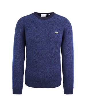 Suéter marina para hombre lacoste lana