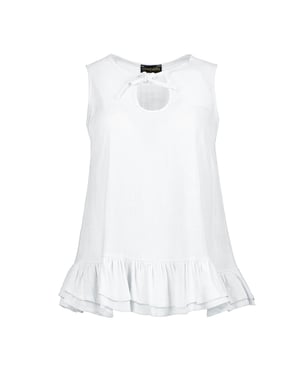 Snowdrop Keyhole Tie Top