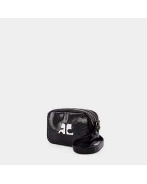 Bolso bandolera para cámara Reedition - Courreges - Piel - Negro