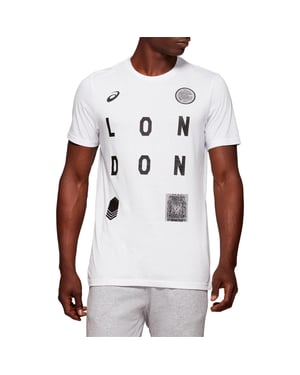 Asics London City Camiseta blanca para hombre