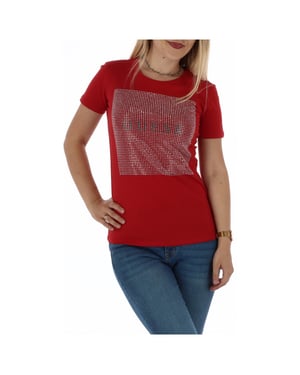 Camiseta Roja para Mujer Guess