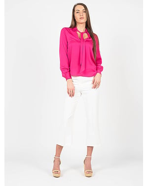 Pinko Blusa Acconsentire Mujer Rosa