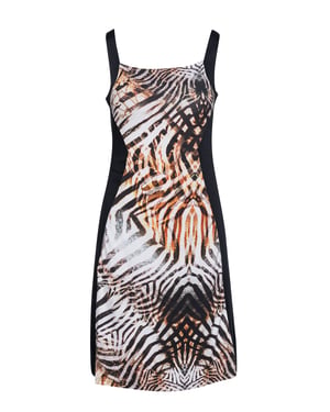 Vestido estampado animal