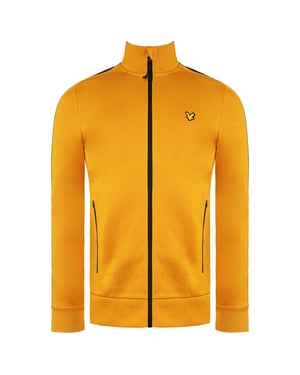 Lyle & Scott Tape Chaqueta de pista amarilla para hombres