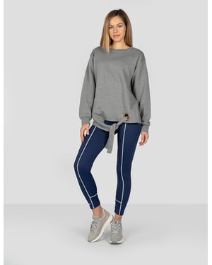 Trussardi Sport Legginsy de mujer azul oscuro