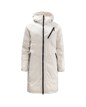 Jack Wolfskin Tech Lab chaqueta de parka blanca para mujer
