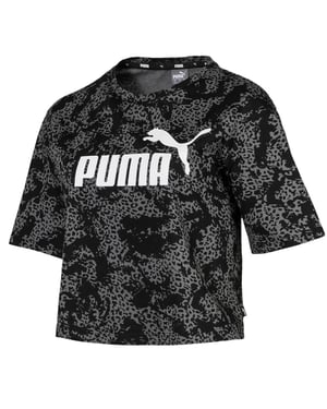 Puma Elevated Essentials Logotipo de Logotipo AOP AOP WOMEN TOP 580392 01