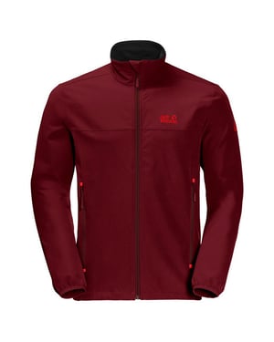 Jack Wolfskin Crestview Mens Red Jacket