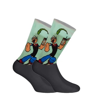 Calcetines de caña larga estampados elásticos unisex