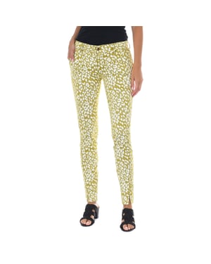 Pantalon Largo con bajos con corte estrecho 70DBF0531-R215 mujer