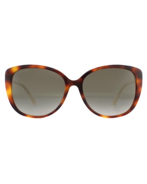 Jimmy Choo Gafas de Sol Aly/F/S 086 Ha Havana Marrón Gradiente