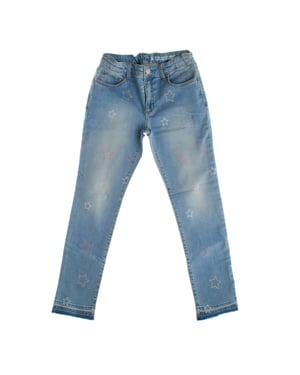 Jeans super skinny estampado 754757 niñas