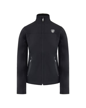 Ariat New Team Womens Black Softshell Chaqueta