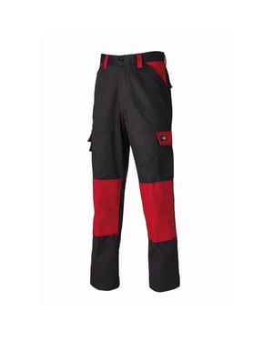 Dickies todos los días para hombres de trabajo negro/rojo pantalones