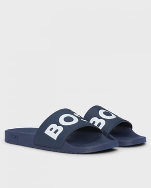 BOSS Orange Aryeh Sandalias para Hombre Hechas en Italia con Gran Detalle de Logo