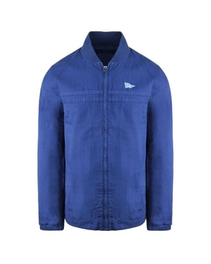 Vans fuera de la pared Manga larga con cremallera Azul collar chaqueta para hombre v0pifwc