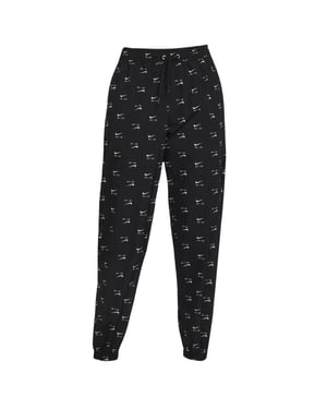 Pantalones de chandal finos negros con logo integral de Nike