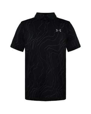 Under Armour Camisa de playoffs de playoffs con cuello negro con cuello negro 1350170 001