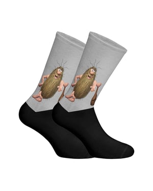 Calcetines de caña larga estampados elásticos unisex