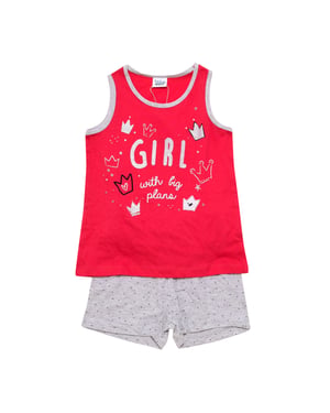 Pijama de verano de tirante ancho 22117071 niña