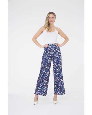 Pinky Pantalón Pata Ancha - Morado