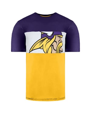 Fanatics NFL Minnesota Vikings Mens Purple/Yellow Camiseta