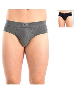 Pack-2 Slips Basicos KL2012 hombre