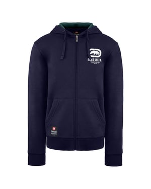 Ecko Unltd. Chaqueta de pista marina para hombre de cornisa