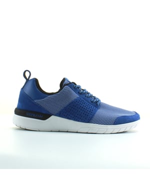 Supra Scissor Blue Textile Mens Lace Up Running Entrenadores 08027 442