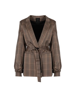 Pinko Chaqueta Giornale de mujer marrón