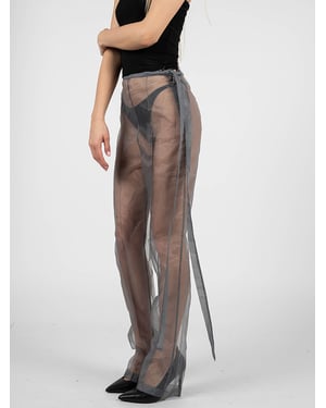 Patrizia Pepe Pantalón Mujer Gris