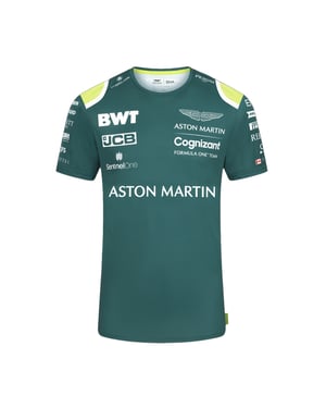 Aston Martin Cognizant F1 Team Oficial Mens Camiseta verde