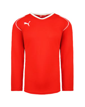 Puma V5.08 Camisa de manga larga Vistón V hombre rojo Fútbol Top 700472 01